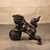Vintage Japanese Bronze Shishi Guardian Lion-Dog Sculpture with Reticulated Ball, Early Showa 1927-1945 | SKU: 26J-0695 - 13