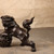 Vintage Japanese Bronze Shishi Guardian Lion-Dog Sculpture with Reticulated Ball, Early Showa 1927-1945 | SKU: 26J-0695 - 15