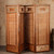 Vintage Japanese Four-Panel Bamboo and Wood Folding Screen, Late Showa 1966-1989 | SKU: 26J-0234 - 1