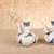 Vintage Japanese Porcelain Sake Set (Tokkuri and Sakazuki), Early Showa 1927-1945 | SKU: 26J-0489 - 6