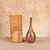 Vintage Japanese Stoneware Bizen-style Ikebana Vase with Tomobako, Late Showa 1966-1989 | SKU: 26J-0677-1 - 1