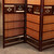 Vintage Japanese Four-Panel Bamboo Folding Screen (Byobu), Late Showa 1966-1989 | SKU: 26J-0702 - 19