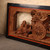 Vintage Japanese Ranma Carved Wood Panel with Courtly Procession Scene, Mid Showa 1946-1965 | SKU: 26J-0768-1 - 5