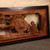 Vintage Japanese Ranma Carved Wood Panel with Courtly Procession Scene, Mid Showa 1946-1965 | SKU: 26J-0768-1 - 21