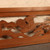 Vintage Japanese Ranma carved wood transom panel, crane-and-pine motif, Late Showa 1966-1989 | SKU: 26M-553-1 - 10
