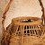 Vintage Japanese Bamboo Hanakago Flower Basket with Inner Water Tube, Mid-Showa 1946-1965 | SKU: 26J-0190-1 - 7