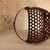 Vintage Japanese Lacquered Bamboo Kago Carrying Basket, Mid Showa 1946-1965 | SKU: 26J-0190-2 - 15