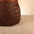 Vintage Japanese Hanakago Bamboo Flower Basket with Original Node Liner, Late Showa 1966-1989 | SKU: 26J-0518 - 11