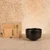 Vintage Japanese Kuro Chawan (Black Tea Bowl), Heisei era (1990-2018) | SKU: 26J-0650 - 1