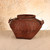 Vintage Japanese Bamboo Kago Storage Basket with Bamboo Node Cup, Mid Showa 1946-1965 | SKU: 26J-0457-1 - 5