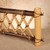 Vintage Japanese Bamboo Sodegaki Lattice Fence Panel, Heisei 1990-2018 | SKU: 26J-0772-2 - 10