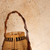 Vintage Japanese Bamboo Hanakago Flower Basket, Heisei 1990-2018 | SKU: 26J-0800-2 - 6