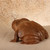 Vintage Japanese Carved Wood Kaeru Frog Sculpture, Late Showa 1966-1989 | SKU: 26J-0238 - 6
