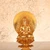 Vintage Japanese Kannon Bosatsu Brass-Tone Figure on Lotus Pedestal with Flame Mandorla, Heisei Era (1990-2018) | SKU: 26J-0648 - 2