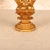 Vintage Japanese Kannon Bosatsu Brass-Tone Figure on Lotus Pedestal with Flame Mandorla, Heisei Era (1990-2018) | SKU: 26J-0648 - 4