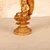 Vintage Japanese Kannon Bosatsu Brass-Tone Figure on Lotus Pedestal with Flame Mandorla, Heisei Era (1990-2018) | SKU: 26J-0648 - 7