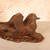 Vintage Japanese Oshidori Mandarin Duck Pair Sculpture, Sugi Wood, Late Showa 1966-1989 | SKU: 26J-0779-1 - 13