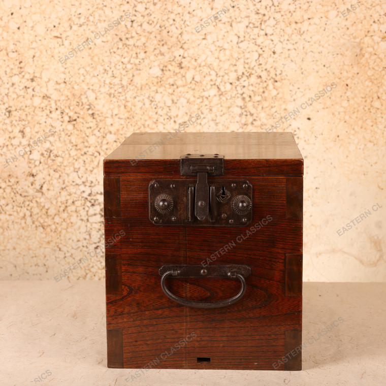 Antique Japanese Hako Lockbox, Meiji 1868-1911 | SKU: 26J-0922 - 1