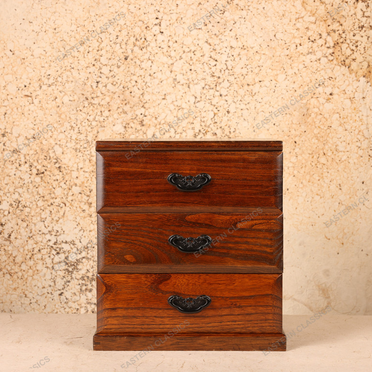Vintage Japanese hikidashi with secret compartment, Heisei era (1990-2018) | SKU: 26J-0747-2 - 1