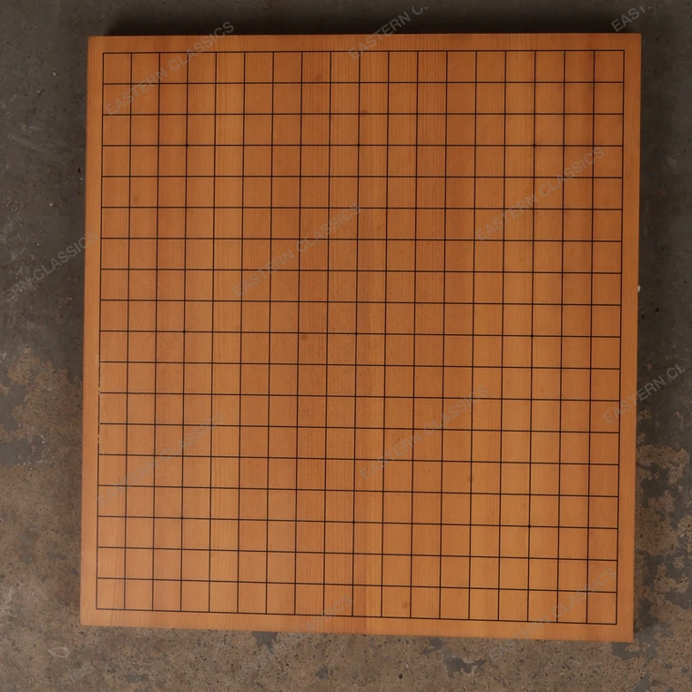 Vintage Japanese Goban Go Board with Leatherette Storage Box, Mid