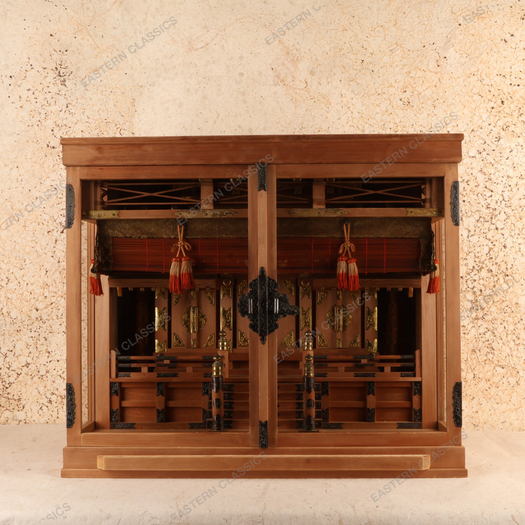 Vintage Japanese Kamidana Shinto shrine cabinet, Showa 1966-1989 | SKU: 26J-0638 - 1
