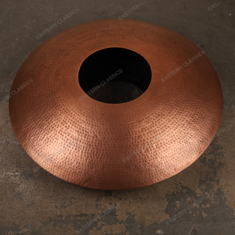 Vintage Japanese Hand-Hammered Copper Ikebana Vessel, Heisei 1990-2018 | SKU: 26J-0847 - 1