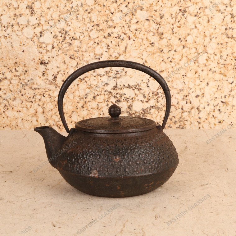 Vintage Japanese Tetsubin Cast Iron Teapot, Late Showa 1966-1989 | SKU: 26J-0550-4 - 1