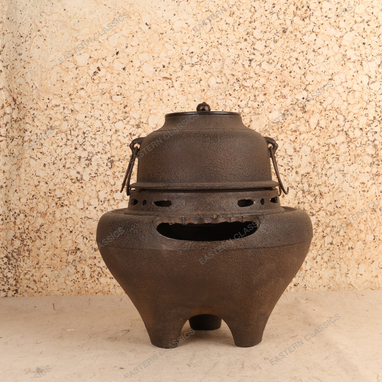 Antique Japanese Tetsubin and Furo Set, Taisho, circa 1912-1926 | SKU: 26J-0696-2 - 1