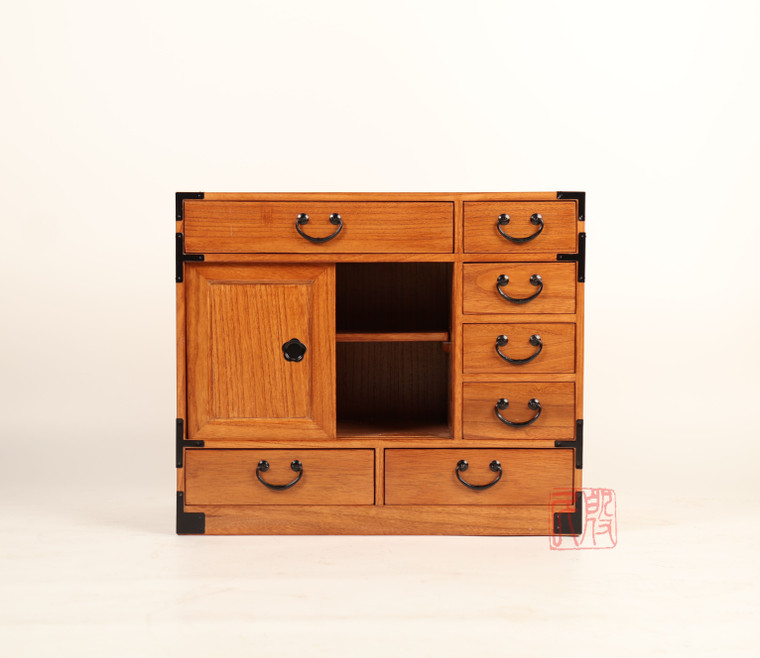 [送料込み]古家具 桐Tansu Japanese antique Japanese Style Merchant Chest (KB3)