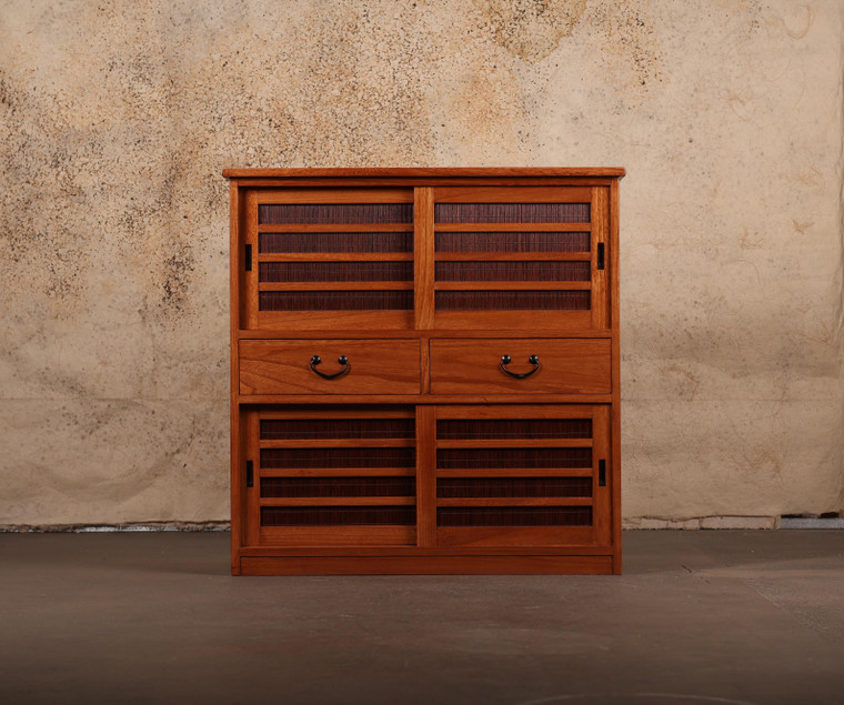 Japanese style kiri wood shoe chest, getta bako. (KB50)