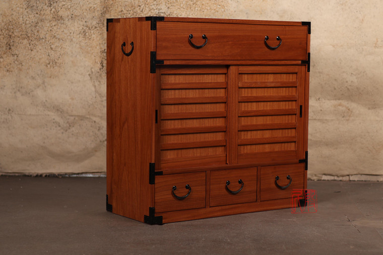 Japanese style kiri wood choba tansu, merchant chest (KB47)