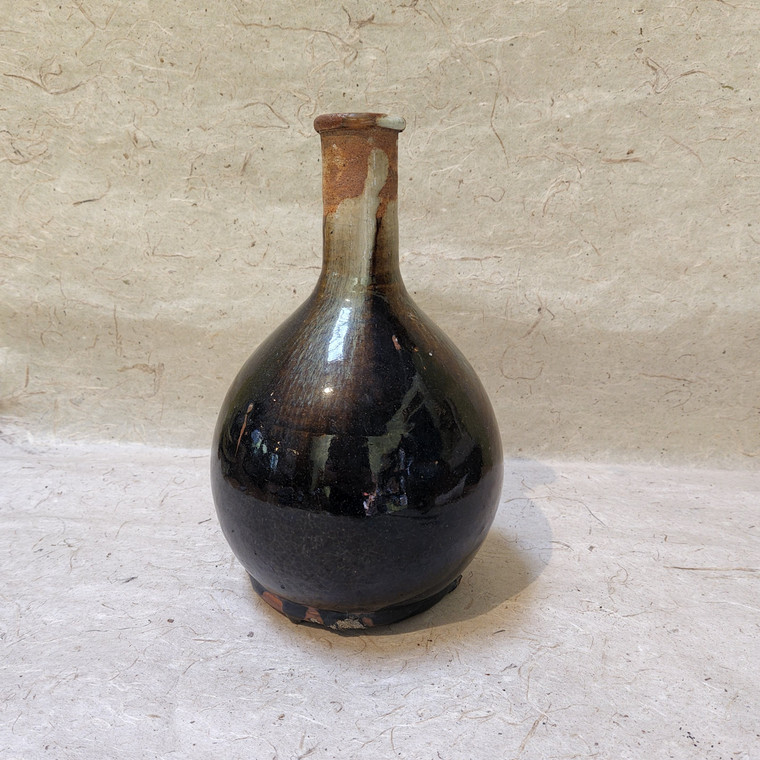 Vintage Japanese Sake Jar Tokkuri Bottle (22J-162-6)