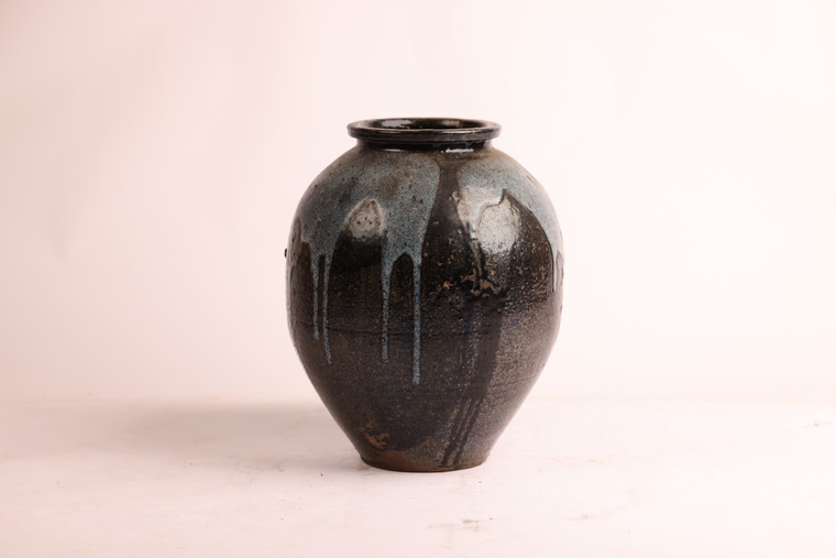 Antique Japanese Tokoname Ware Jar (22M-75-A)