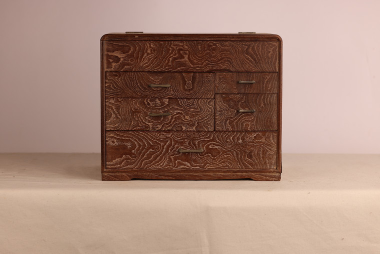 Vintage Japanese Sewing Box / Haribako (22M-151-5)