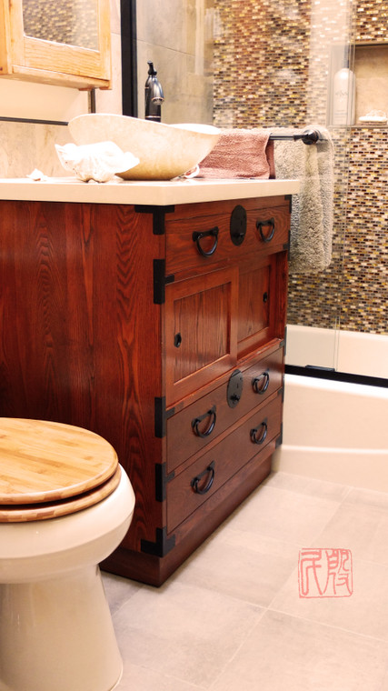 Japanese Tansu Style Vanity Chest Custom-Order Reference - 1