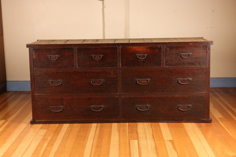 Antique Japanese Hikidashi Tansu Drawers Chest (22S-E12) AS IS