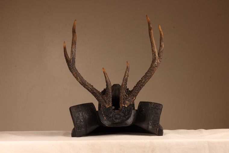 Vintage Japanese Sword Stand / Katana Kake  Helmet Kabuto (23F-131)