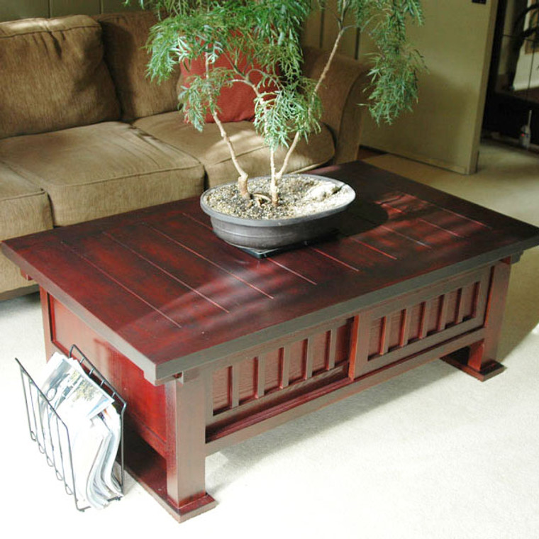 Japanese Tansu Style Coffee Table 080206