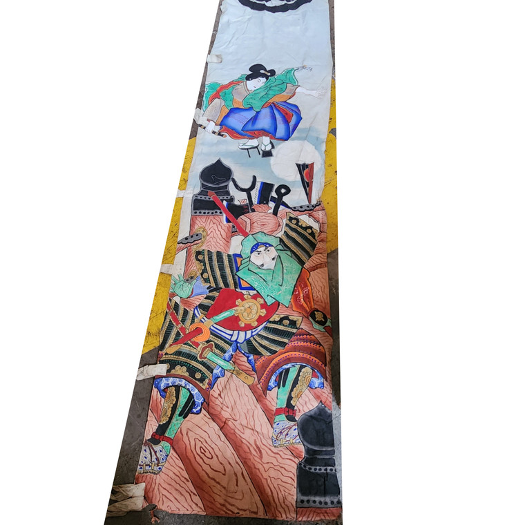Vintage Japanes Boy's Day Banner Flag (23O-299-3)