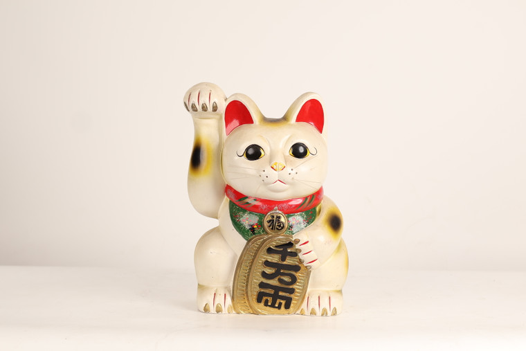 Japanese Maneki Neko Cat Piggy Bank (24A172-2)