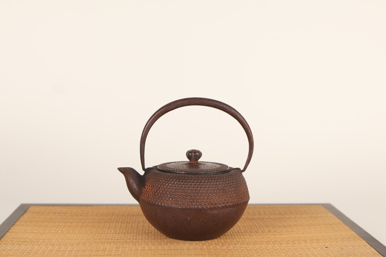 Vintage Japanese Tetsubin Iron Kettle (24A-212-14)