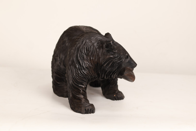 Japanese Wooden Hokkaido Ainu Bear Carving (24A-64-7)