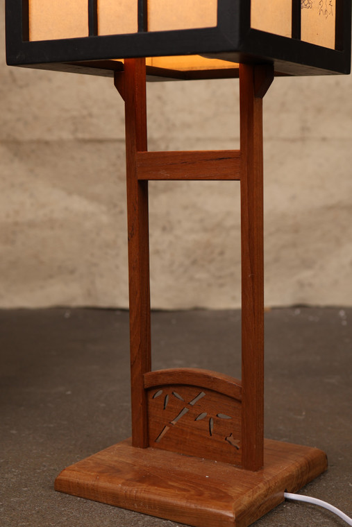 Japanese style wooden lantern