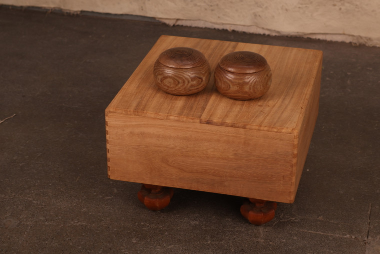 Japanese Go Board Go Ban Wood Go Ishi Igo Set (24J-460)