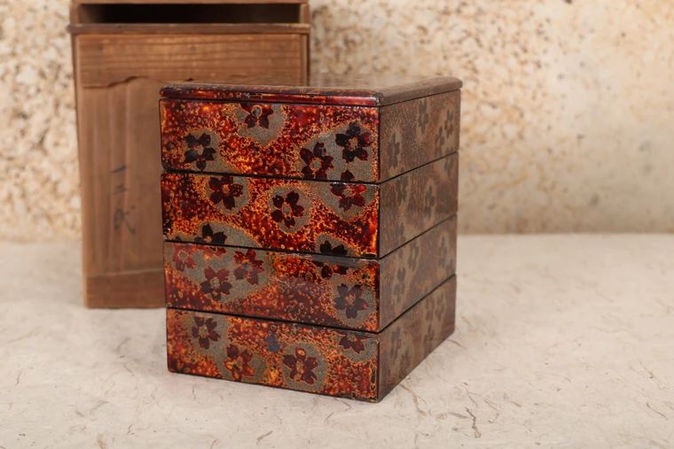 Antique Japanese Lunch Bento Box — 1880, Meiji Era (SKU: 25M-454