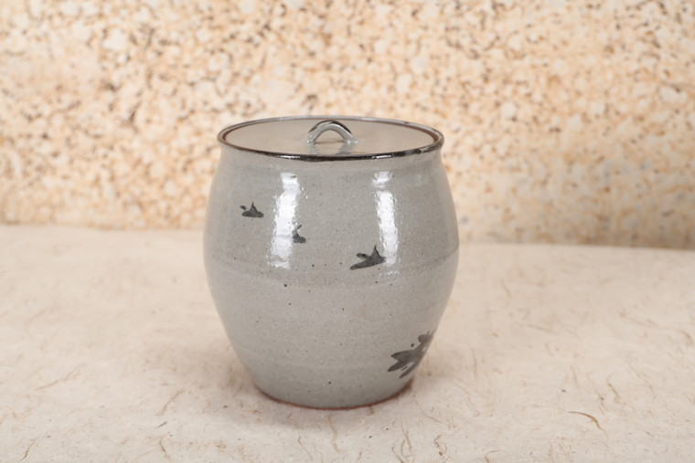 Vintage Japanese Tea Ceremony Mizusashi Jug — 2000, Heisei Era (SKU: 25M-539) - 1