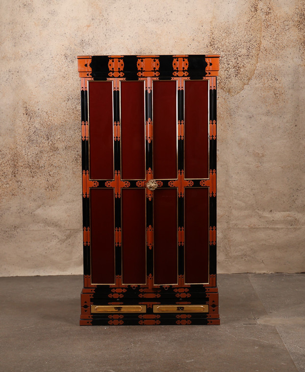 Antique Japanese Buddhist Altar — Wood, 2000s, Heisei Era (SKU: 25M-H300-C) - 2