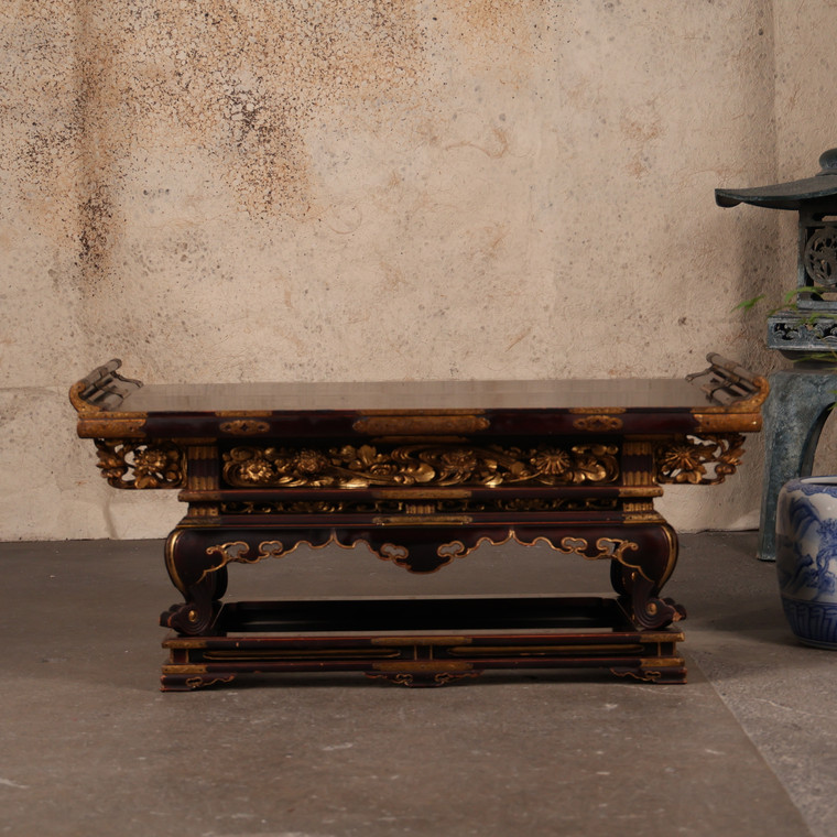 Japanese Buddhist Large Altar Table — 1920, Taisho Era (SKU: 23F-113) - 1