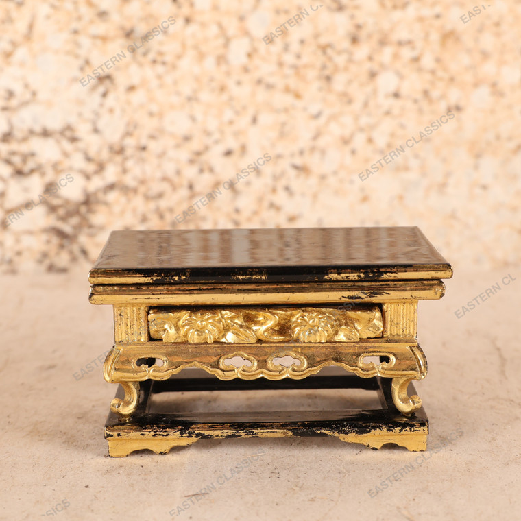 Vintage Japanese Altar Table Religious Item — Wood, 1950, Showa Era (SKU: 25S-613-2) - 1