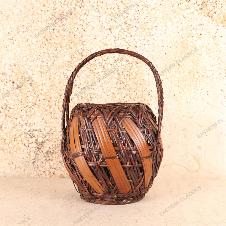Antique Japanese Basket — Bamboo (SKU: 25S-439) -